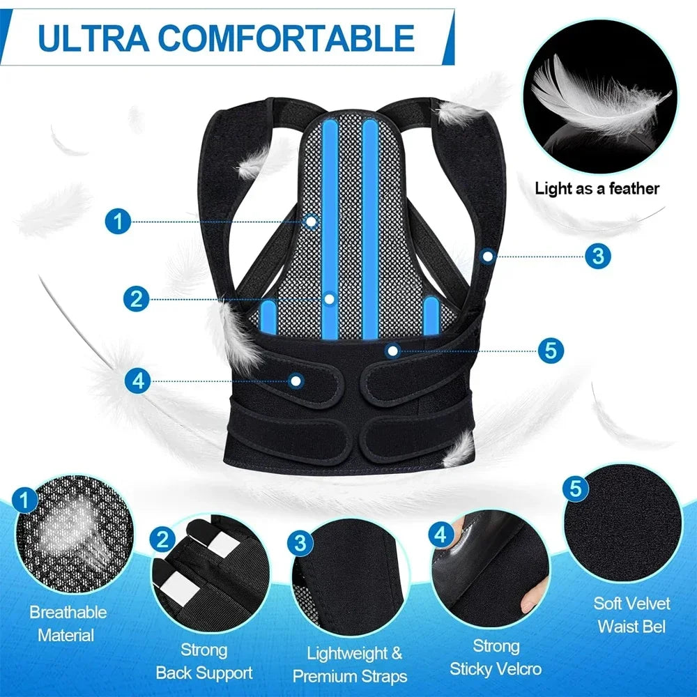 Back Support Brace Posture Corrector