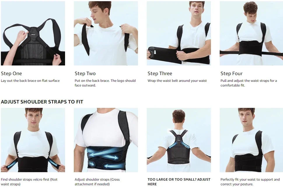 Back Support Brace Posture Corrector