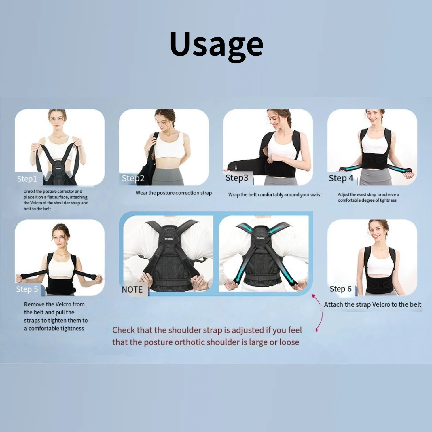 Back Support Brace Posture Corrector